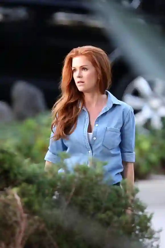Isla Fisher filming 'Nocturnal Animals'