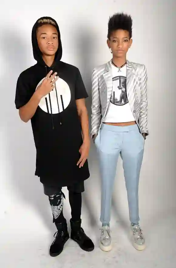 Jaden Smith and Willow Smith in 2013