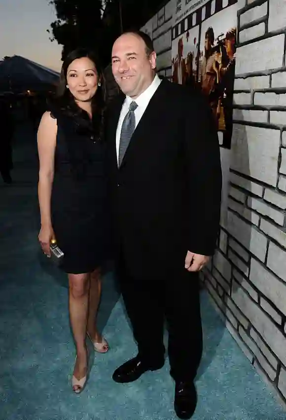 James Gandolfini and his wife Deborah Lin