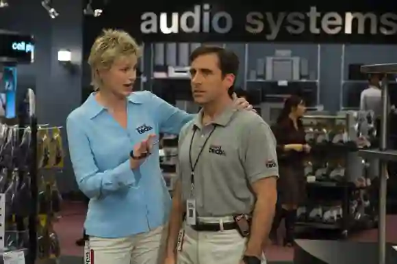 Jane Lynch and Steve Carrell in 'The 40-Year-Old Virgin'