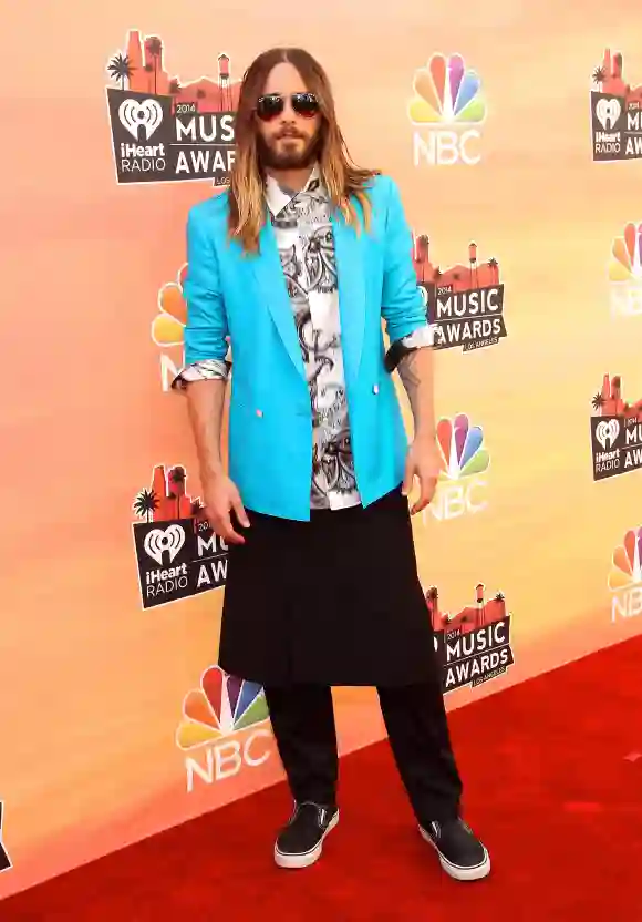 Jared Leto at the iHeartRadio Music Awards 2014.