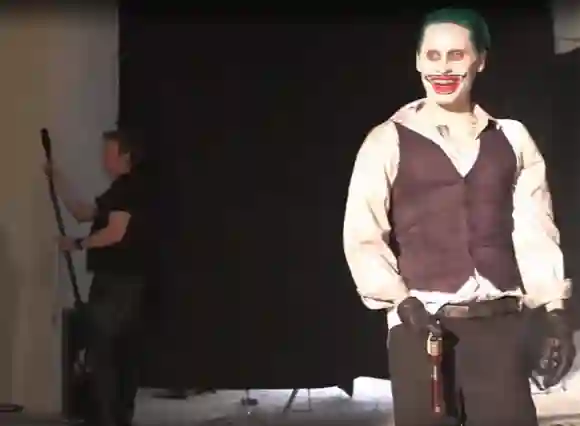 Jared Leto en el set de grabación de 'Suicide Squad'