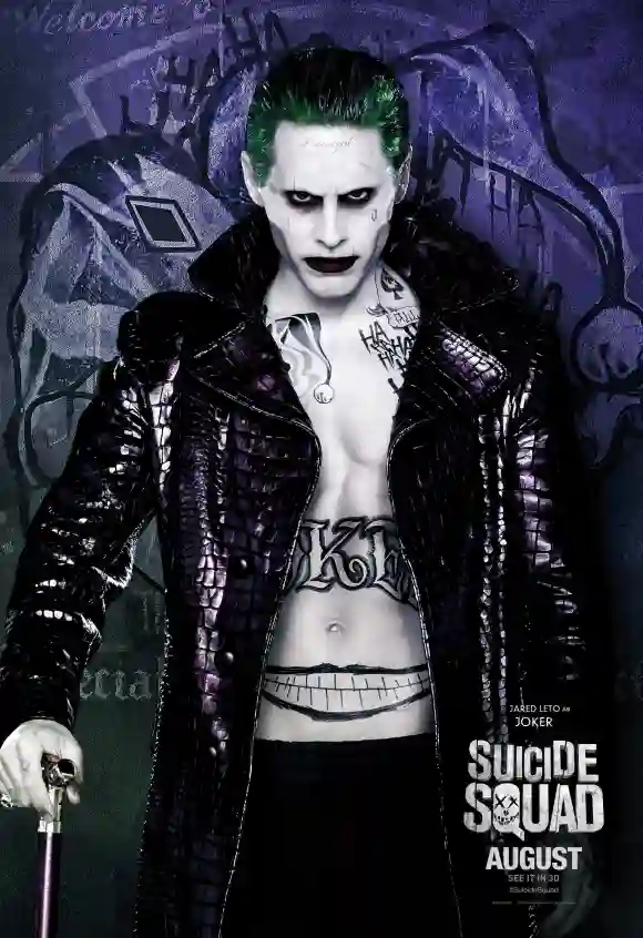 Jared Leto advertising 'Suicide Squad'.