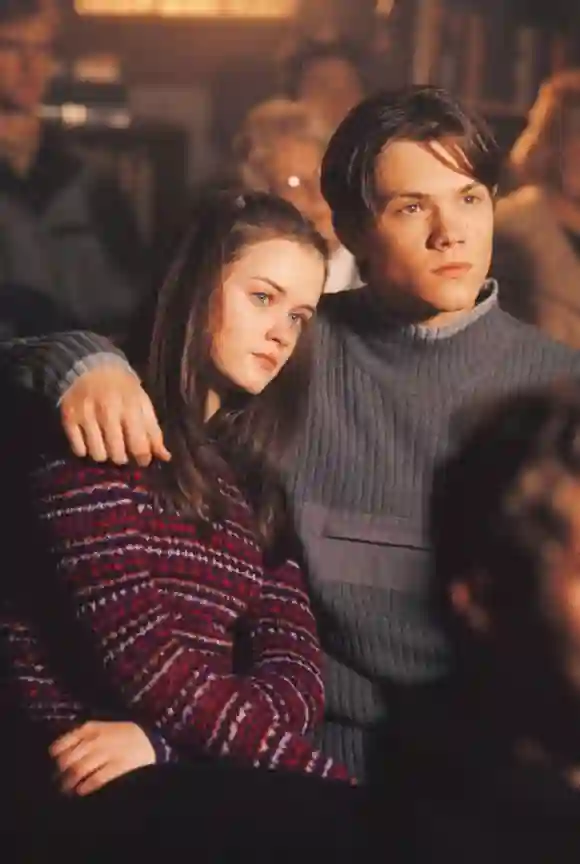 Alexis Bledel and Jared Padalecki: Rory and Dean Forester in 'Gilmore Girls'.