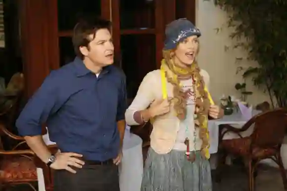 Arrested Development ARRESTED DEVELOPMENT: Michael (Jason Bateman, L) and Rita (guest-star Charlize Theron, R) are surpr