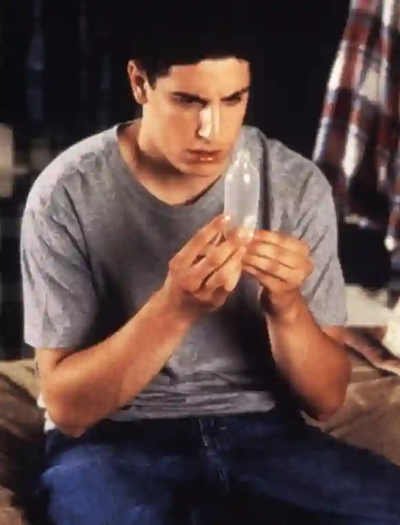 Jason Biggs en una escena de la película 'American Pie'