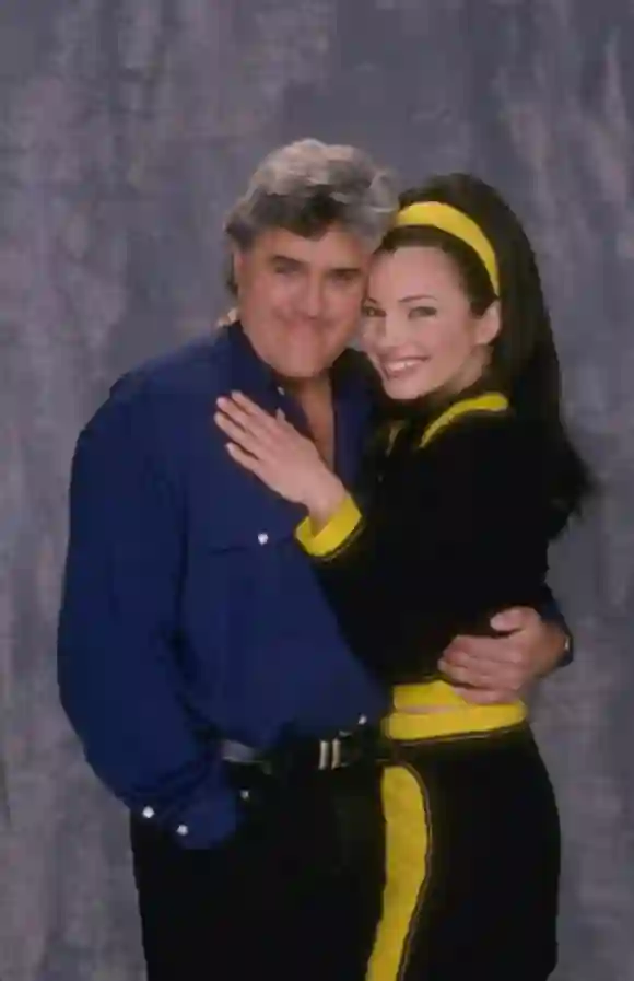 Jay Leno and Fran Drescher in 'The Nanny'