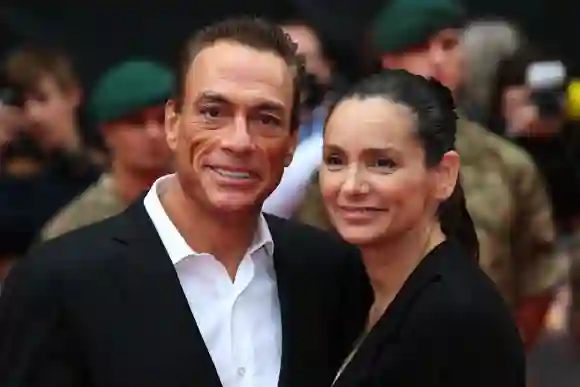 Jean-Claude Van Damme y Gladys Portugues