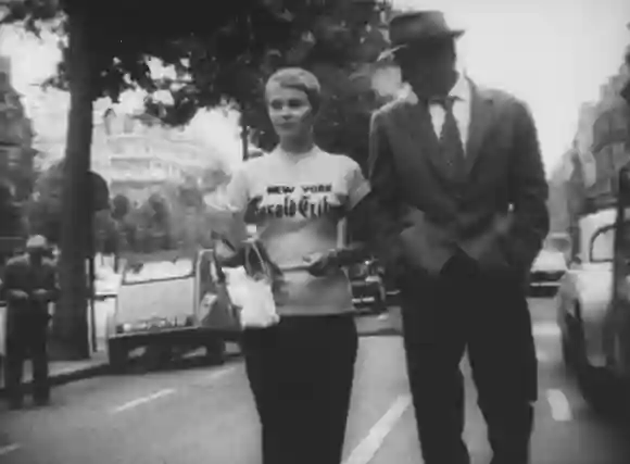 Jean Seberg and Jean-Paul Belmondo