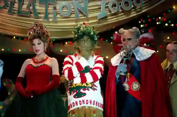 Jeffrey Tambor, Christine Baranski, and Jim Carrey How The Grinch Stole Christmas