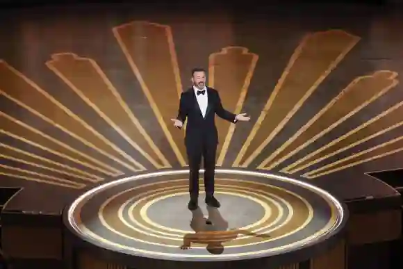March 12, 2023, Hollywood, CA, United States: Jimmy Kimmel opens the 95th Academy Awards in the Dolby Theatre on March 1