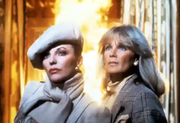 Linda Evans and Joan Collins