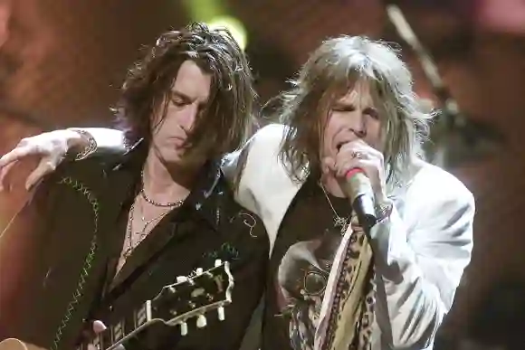 Joe Perry and Steven Tyler