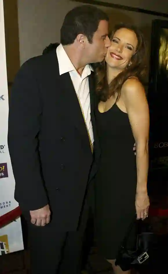 John Travolta y Kelly Preston