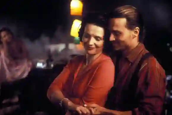 Juliette Binoche and Johnny Depp in 'Chocolat'.