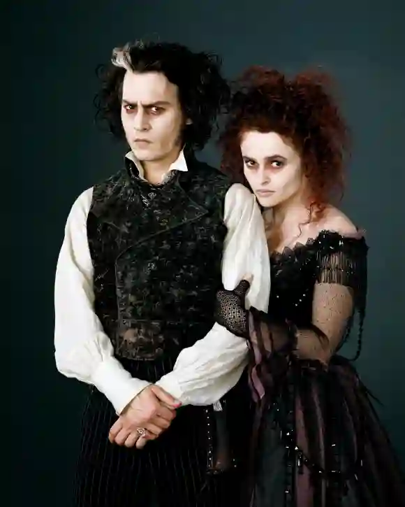 Johnny Depp and Helena Bonham Carter in 'Sweeny Todd'.