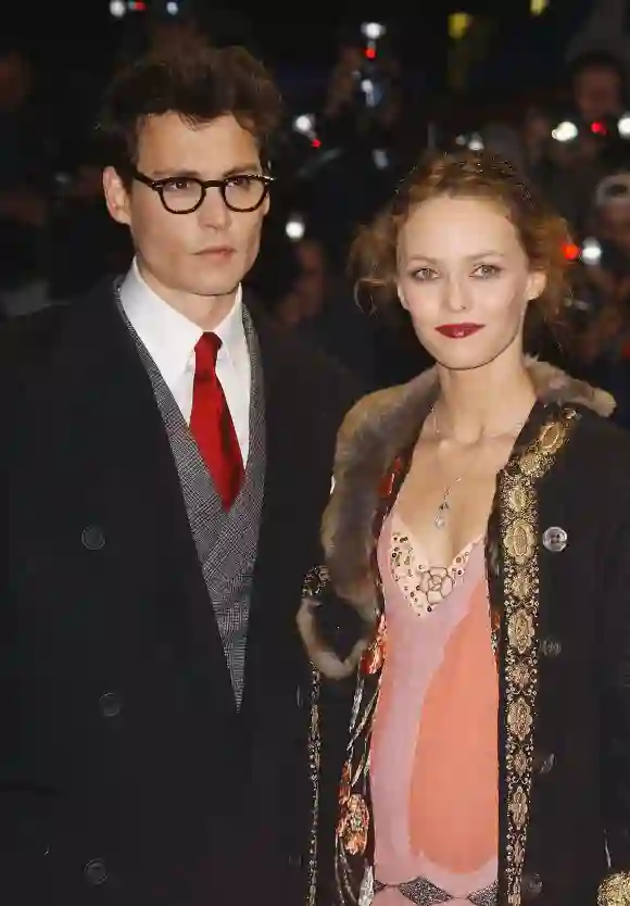 Johnny Depp and Vanessa Paradis in 2004