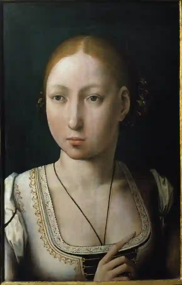 Retrato de Juana I de Castilla apodada 'la loca'  (Juan de Flandes - SXVI)