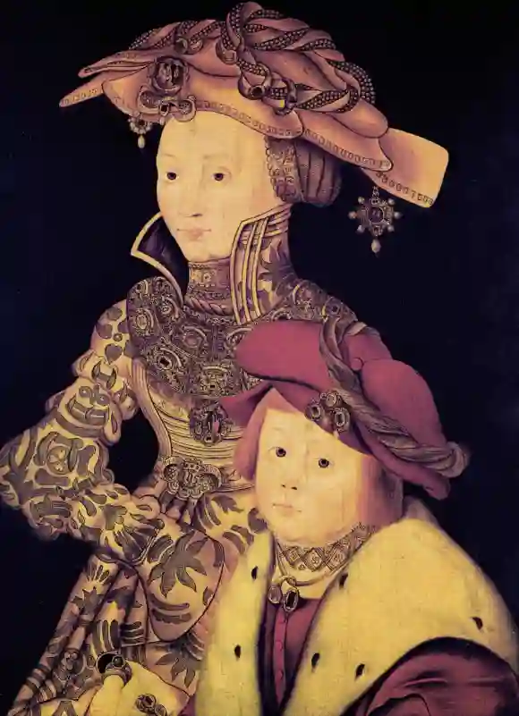 Retrato adjudicado a Juana I de Castilla y su hijo Carlos I de España