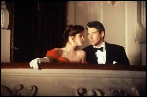 Julia Roberts and Richard Gere as "Vivien" and "Edward" in 'Pretty Woman'.