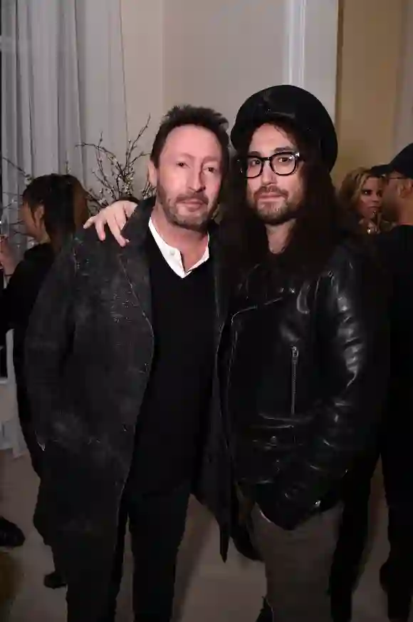 Julian Lennon and Sean Lennon at a party in 2019.