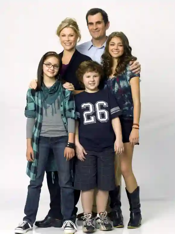 Julie Bowen y el elenco de 'Modern Family'