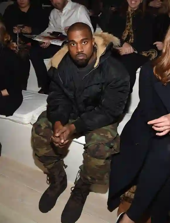 Kanye West at the Mercedes-Benz Fashion Week 2015