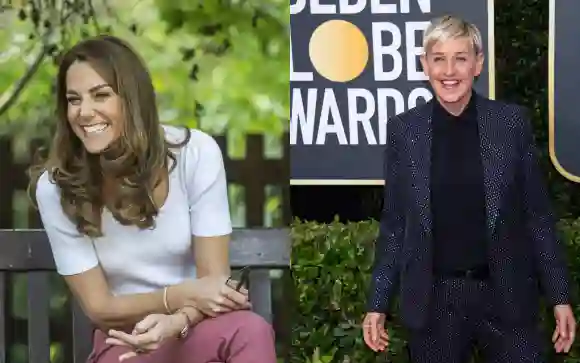 Kate Middleton and DeGeneres.