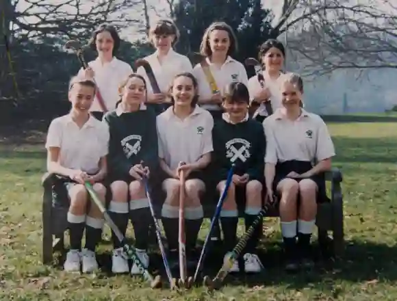 Kate Middleton de adolescente con su equipo de hockey sobre césped
