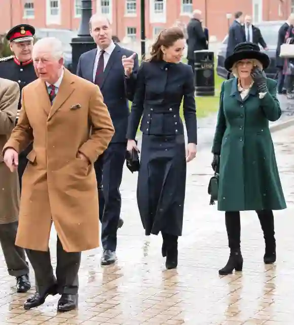 Prince Charles, Prince William, Duchess Catherine, and Duchess Camilla
