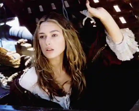 Keira Knightley en "Piratas del Caribe".