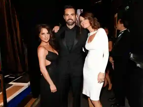 Kelly Monaco, Jason Thompson, and Michelle Stafford attend The 41st Annual Daytime Emmy Awards, June 22, 2014.