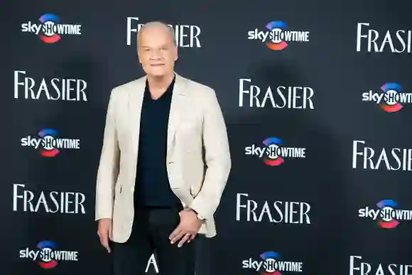 L'acteur Kelsey Grammer lors de la présentation de la nouvelle série Frasier à l'hôtel Rosewood Villamagna à Madrid, De