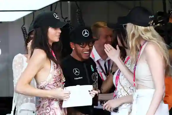 Kendall Jenner and Lewis Hamilton