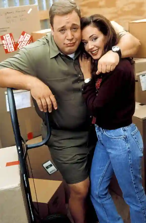 Kevin James and Leah Remini