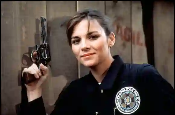 Kim Cattrall as Karen Thompson in 'Police Academy'.