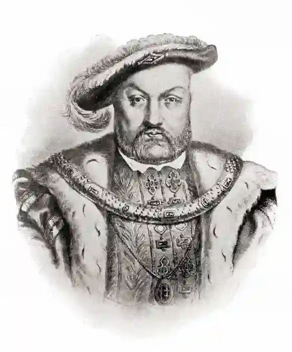 Henri VIII, 1491 â. 1547. Roi d'Angleterre. Extrait de la Bibliothèque internationale de littérature célèbre.