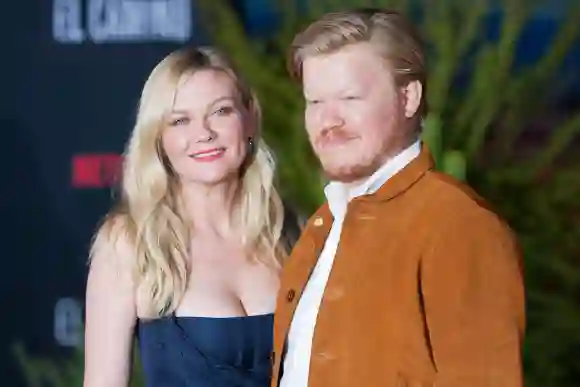 Kirsten Dunst and Jesse Plemons at the premiere of 'El Camino: A Breaking Bad Movie' in Westwood, California on October 7, 2019.