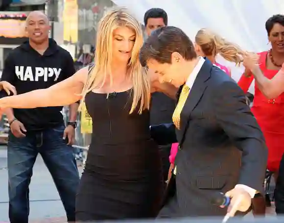Kirstie Alley and George Stephanopoulos