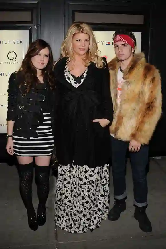 Kirstie Alley and her children