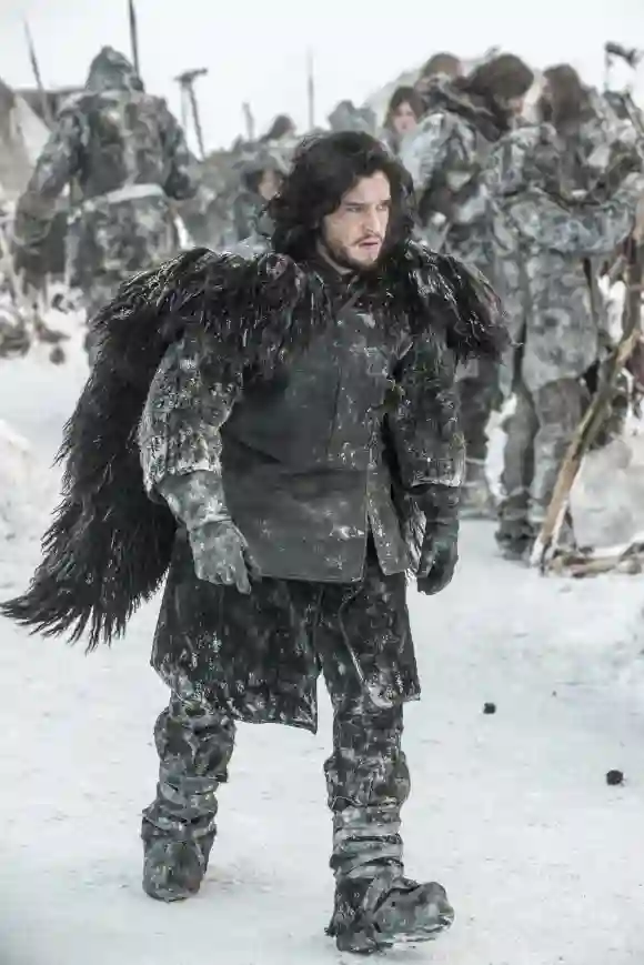 Kit Harington en Jon Snow en 'Game of Thrones'