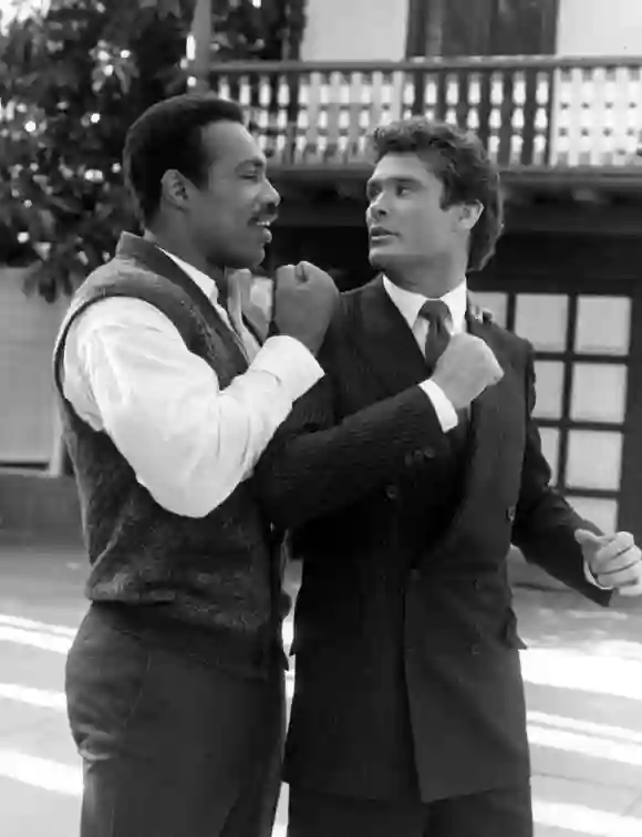 Ken Norton and David Hasselhoff 'Knight Rider'