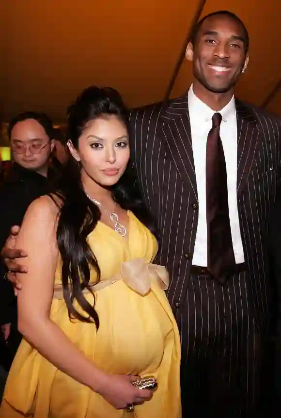 Kobe Bryant and his wife Vanessa pose at the Los Angeles Lakers 3rd annual Mirage Las Vegas Casino Night and Bodog Celebrity Poker Invitational on April 12, 2006.