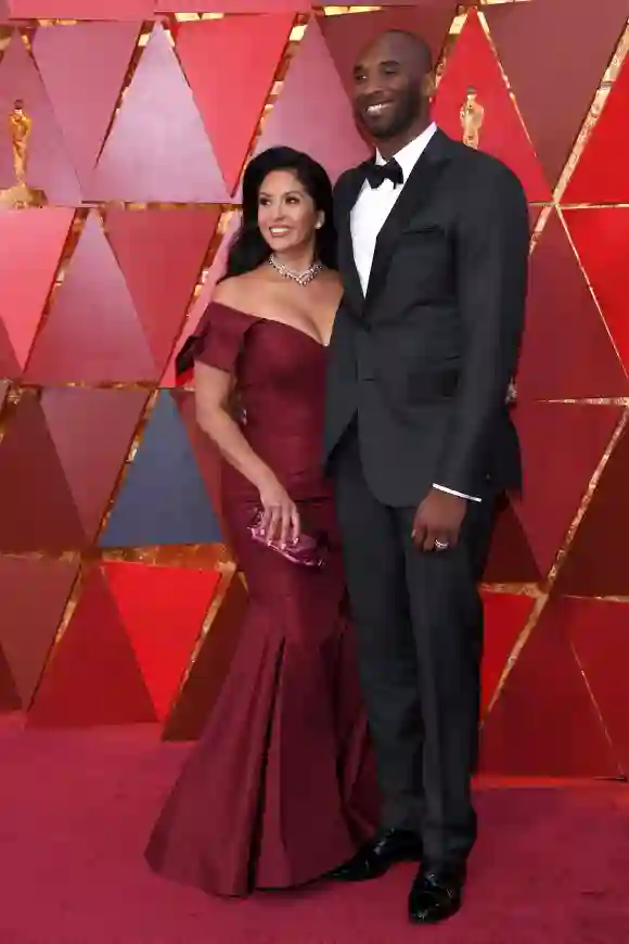 Kobe Bryant and Vanessa Laine Bryant attend the 90th Annual Academy Awards, March 4, 2018.