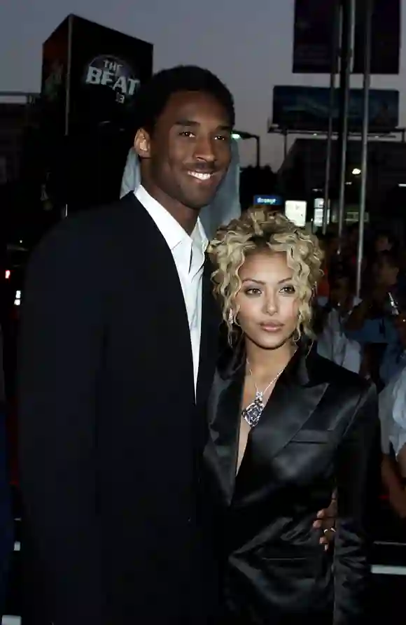Kobe Bryant and wife Vanessa arrive for the Rush Hour 2 Premiere in Hollywood, July 26, 2001.