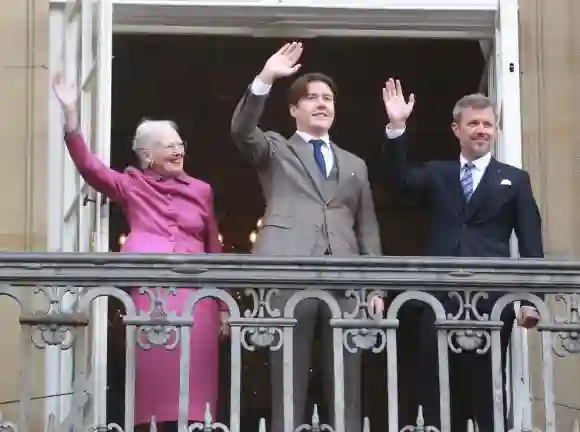 Queen Margrethe, Prince Christian and Prince Frederik