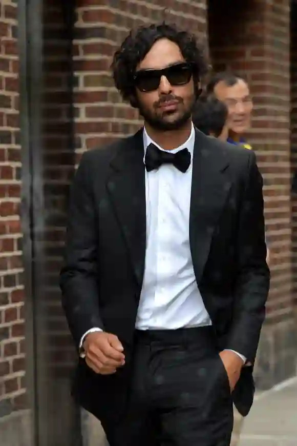 Kunal Nayyar arriving to tape an appearance on 'The Late Show with Stephen Colbert' on May 16, 2019, in New York City.