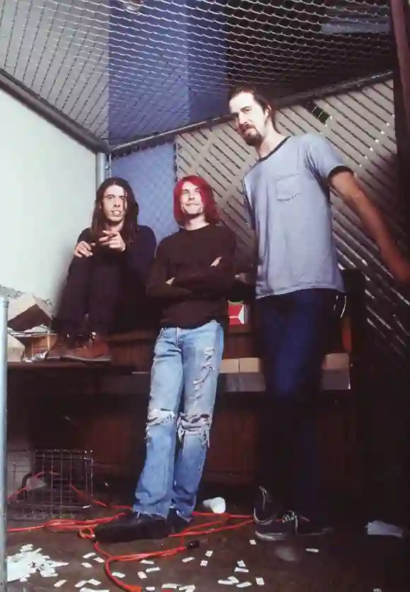 Dave Grohl, Kurt Cobain and Krist Novoselic