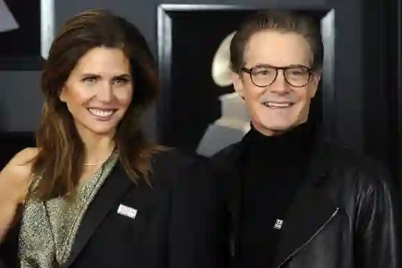 Kyle MacLachlan and his wife Desiree Gruber.