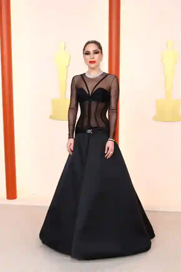 Lady Gaga at the 2023 Oscars